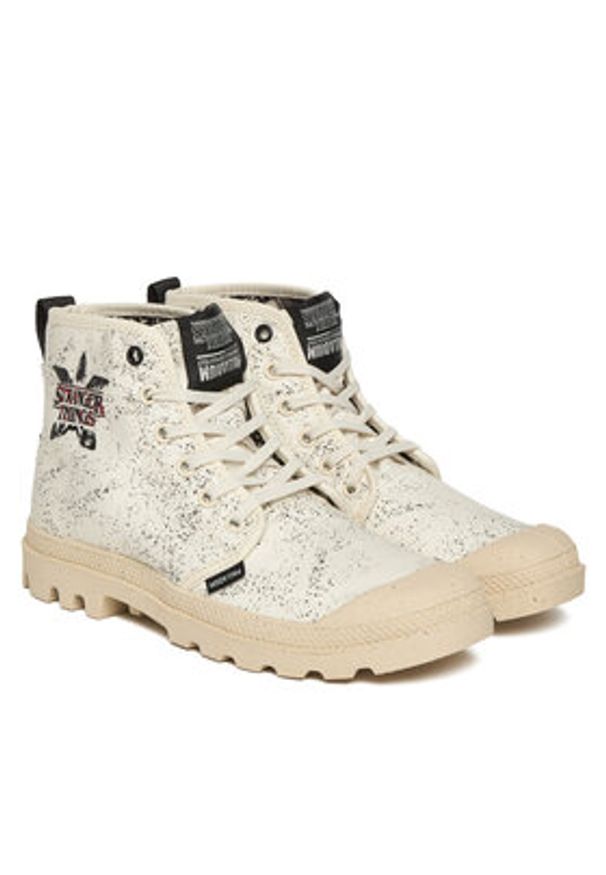 Palladium Trapery Pampa Demodog 74497-180-M Biały. Kolor: biały. Materiał: materiał