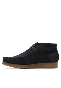 Clarks Trzewiki Shacre Boot 26159437 Czarny. Kolor: czarny. Materiał: skóra, zamsz