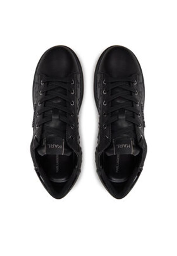 Karl Lagerfeld - KARL LAGERFELD Sneakersy Kapri KL52549K Czarny. Kolor: czarny. Materiał: skóra
