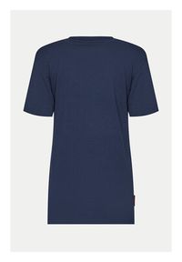 Lacoste T-Shirt TH9068 Granatowy Regular Fit. Kolor: niebieski. Materiał: bawełna #5