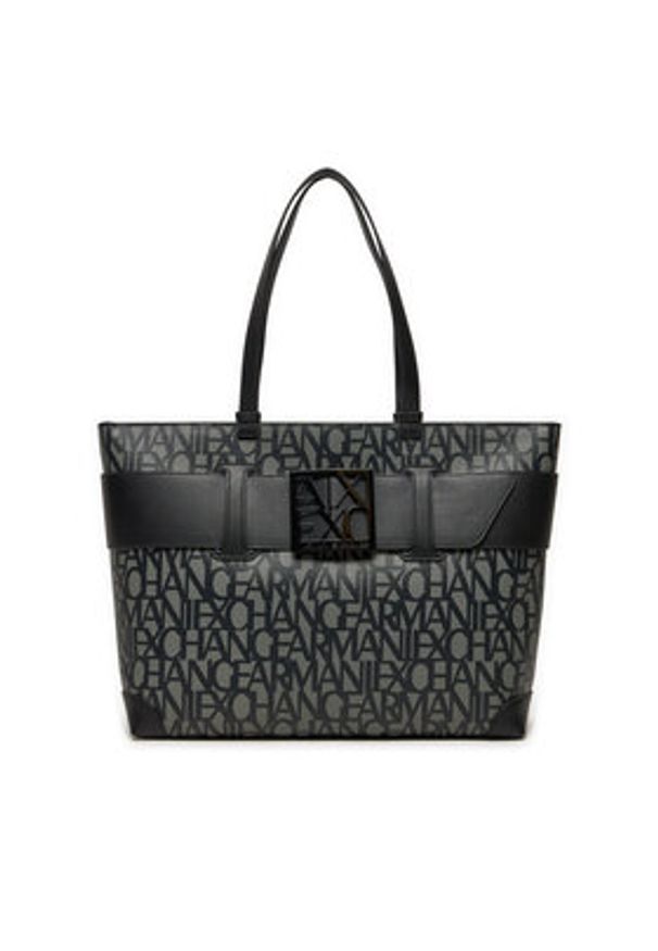 Armani Exchange Torebka 949127 3F742 00850 Czarny. Kolor: czarny. Materiał: skórzane