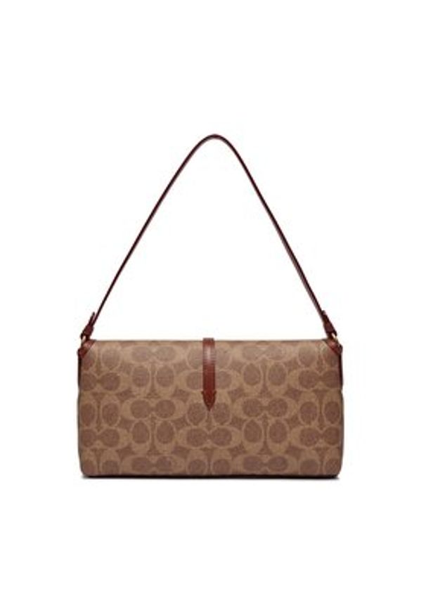 Coach Torebka Hampton CP130 Brązowy. Kolor: brązowy. Materiał: skórzane