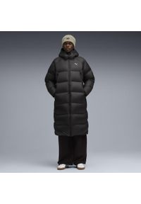 Puma - Męski płaszcz puchowy z kapturem PUMA Black. Typ kołnierza: kaptur. Kolor: czarny. Materiał: puch. Sport: turystyka piesza