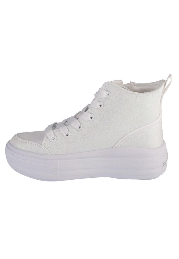 skechers - Buty sportowe do chodzenia dziewczęce, Hyperlift. Kolor: biały. Materiał: syntetyk, materiał. Sport: turystyka piesza