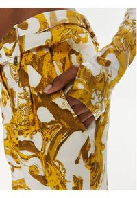 Versace Jeans Couture Bluzka 76HAH218 Biały Slim Fit. Kolor: biały. Materiał: syntetyk #4