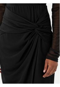 Rinascimento Spódnica midi CFC0123489003 Czarny Regular Fit. Kolor: czarny. Materiał: syntetyk #6