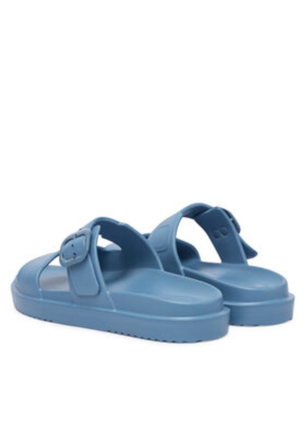 TOMMY HILFIGER - Tommy Hilfiger Klapki FW0FW08953 Szary. Kolor: szary. Materiał: syntetyk