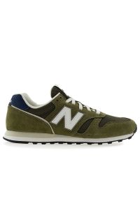 Buty unisex New Balance ML373XD2 - zielone. Okazja: na co dzień. Zapięcie: sznurówki. Kolor: zielony. Materiał: materiał, skóra, zamsz, guma. Szerokość cholewki: normalna. Model: New Balance 373 #1