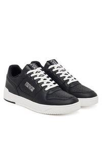 Versace Jeans Couture Sneakersy 79YA3SJ4 ZPB43 Czarny. Kolor: czarny. Materiał: skóra