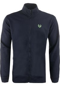 GLENMUIR - Bluza męska granatowa 5XL - Komfort i Styl. Kolor: niebieski. Materiał: bawełna, poliester. Sport: piłka nożna