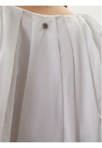 DKNY Bluzka DJ6W2228 Biały Regular Fit. Kolor: biały. Materiał: bawełna #4