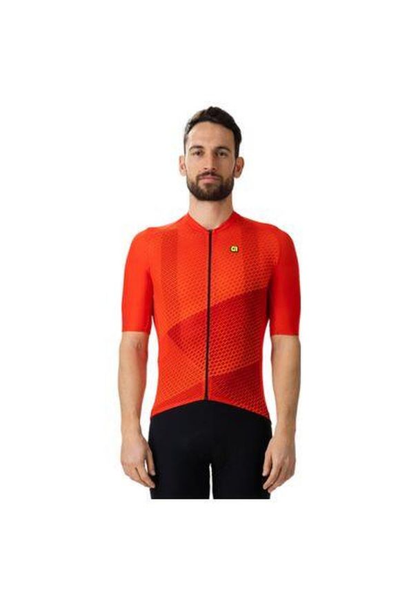 ALÉ CYCLING - Koszulka rowerowa męska Alé Cycling PR-E Web. Kolor: czerwony