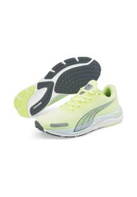 Buty do chodzenia męskie Puma VELOCITY NITRO 2 38639203. Kolor: żółty, biały, wielokolorowy. Sport: turystyka piesza