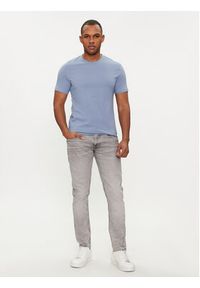 Guess T-Shirt Aidy M2YI72 I3Z14 Niebieski Slim Fit. Kolor: niebieski. Materiał: bawełna #3