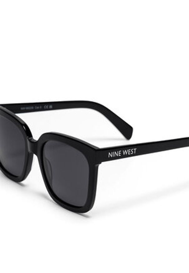 Nine West Okulary przeciwsłoneczne NW 6622S Czarny. Kolor: czarny
