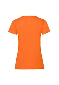 FRUIT OF THE LOOM - Koszulka Damska Valueweight. Kolor: żółty, pomarańczowy, wielokolorowy