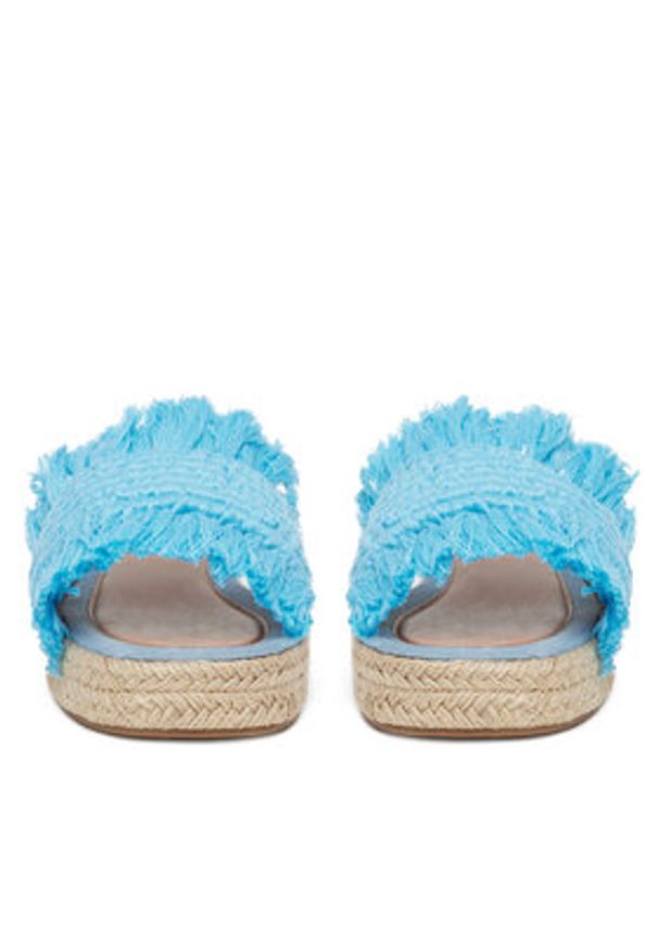 DeeZee Klapki S855-1 Niebieski. Kolor: niebieski. Materiał: materiał