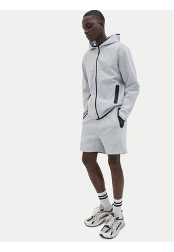 Jack & Jones - Jack&Jones Szorty sportowe Gordon Fusion 12273304 Szary Regular Fit. Kolor: szary. Materiał: syntetyk. Styl: sportowy