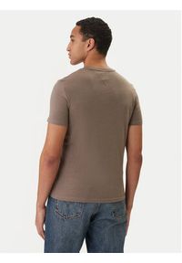 Tommy Jeans T-Shirt DM0DM20363 Beżowy Slim Fit. Kolor: beżowy. Materiał: bawełna #4