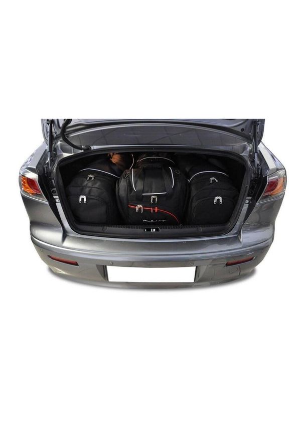KJUST - Torby Do Bagażnika Mitsubishi Lancer Limousine 2007-2016 4Szt Kjust. Kolor: czarny. Styl: sportowy