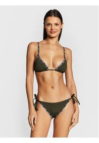 Calvin Klein Swimwear Dół od bikini KW0KW01711 Zielony. Kolor: zielony. Materiał: syntetyk #2