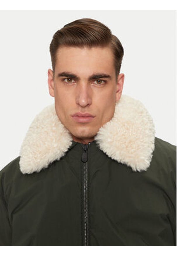 Save The Duck Kurtka bomber D31959M COFY19 Zielony Regular Fit. Kolor: zielony. Materiał: syntetyk