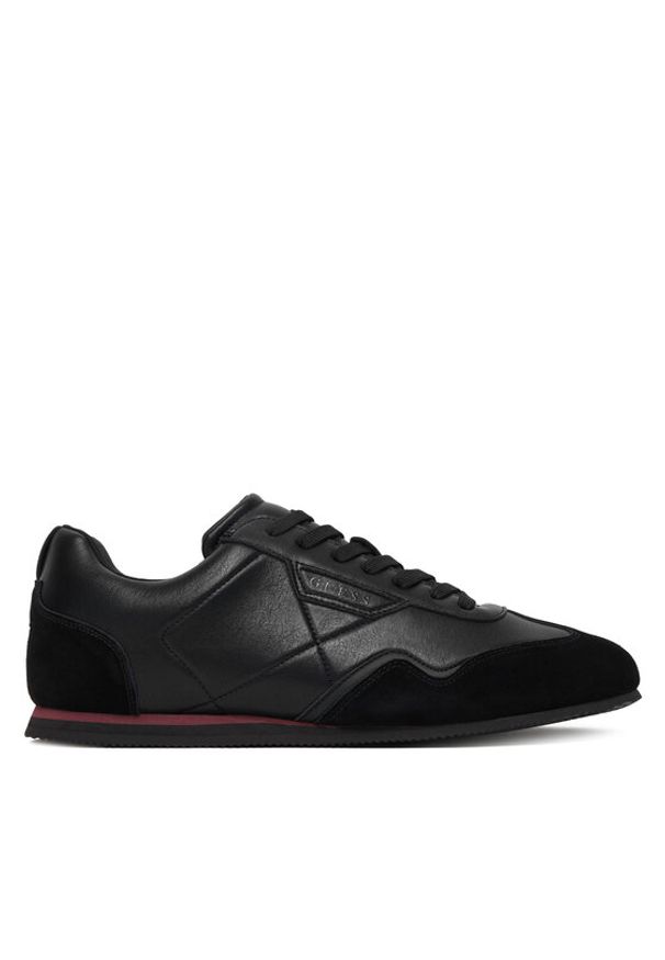 Guess Sneakersy FMPOLM ELE12 Czarny. Kolor: czarny. Materiał: skóra