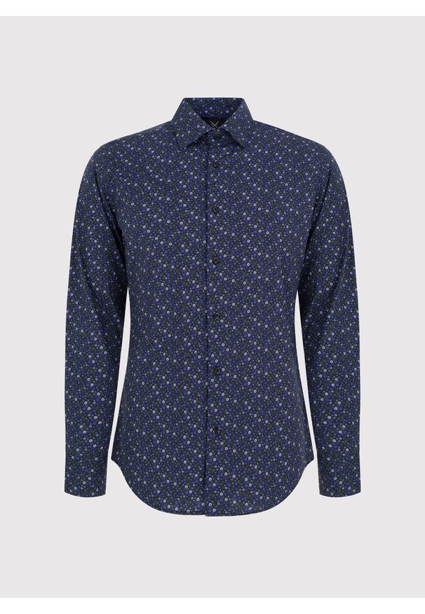 Pako Lorente - PAKO LORENTE – Męska koszula w kwiatowy mikrowzór. Materiał: bawełna, elastan. Długość rękawa: długi rękaw. Długość: długie. Wzór: kwiaty. Sezon: wiosna, lato