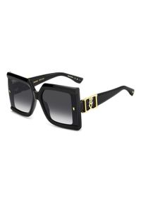 Dsquared - Okulary przeciwsłoneczne damskie DSQUARED2 D2 0185/G/S 807 Rozmiar 64 mm. Kolor: szary, wielokolorowy, czarny. Sport: turystyka piesza #1
