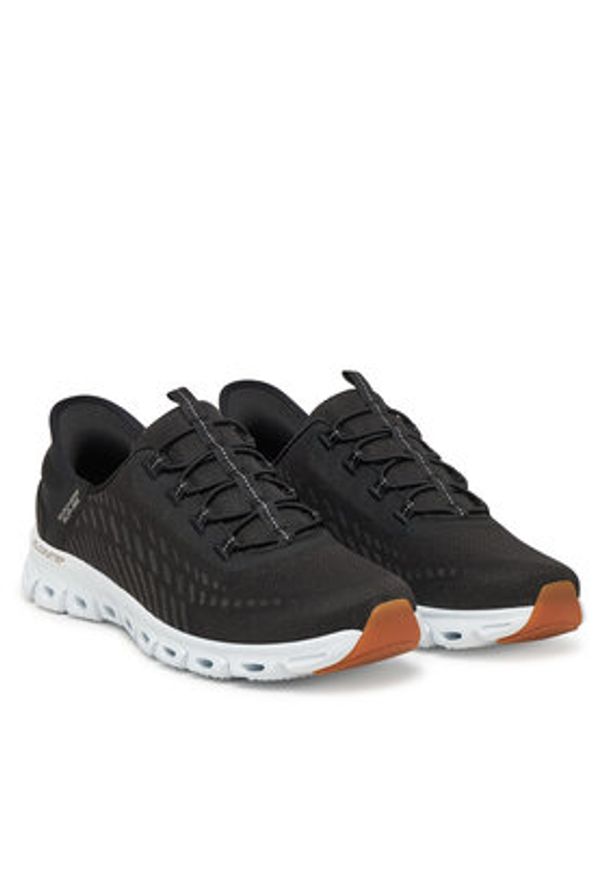 skechers - Skechers Sneakersy Glide-Step-Tranquility 104574/BKW Czarny. Kolor: czarny. Materiał: materiał