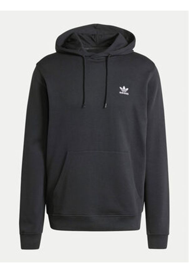 Adidas - adidas Bluza Trefoil Essentials IW5789 Czarny Regular Fit. Kolor: czarny. Materiał: bawełna