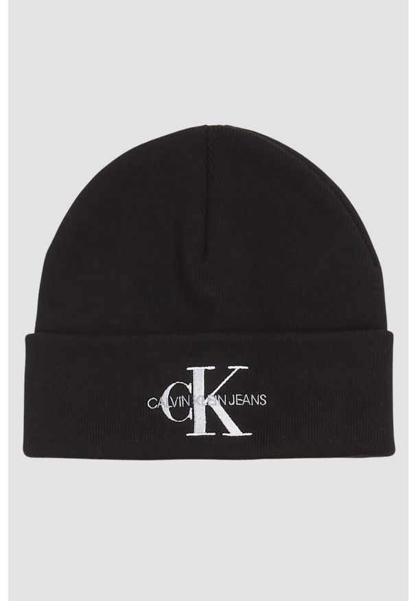 Calvin Klein - CALVIN KLEIN Zestaw męski czapka i szalik w kolorze czarnym. Kolor: czarny