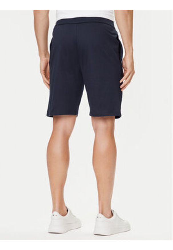 BOSS Szorty sportowe Authentic 50545560 Granatowy Regular Fit. Kolor: niebieski. Materiał: bawełna. Styl: sportowy