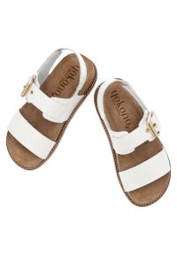 Białe Sandały Yokono Stylowe Obuwie Damskie Na Solidnej Podeszwie. Okazja: na co dzień, na spacer. Zapięcie: klamry. Kolor: biały. Materiał: skóra, materiał. Sezon: lato. Obcas: na platformie. Styl: elegancki #7