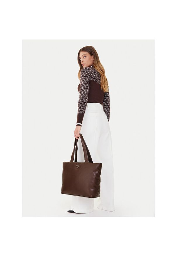 Torebka Guess. Kolor: brązowy