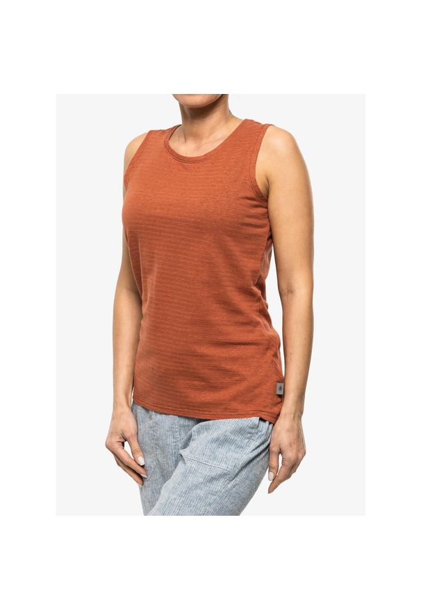 ROYAL ROBBINS - Top damski Royal Robbins Vacationer Tank. Kolor: pomarańczowy