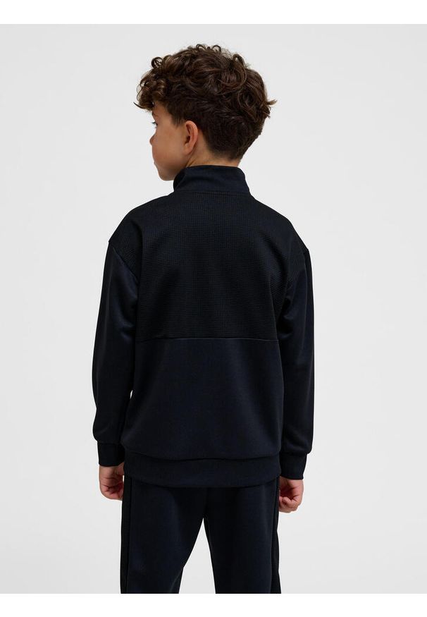 Dziecięca bluza dresowa zapinana na zamek Hummel Odin. Kolor: szary, czarny, wielokolorowy. Materiał: dresówka