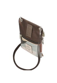 Torebka damska Anekke, z dekoracyjnym nadrukiem i metalowym logo zapinana na suwak wyposażona w dwie praktyczne kieszenie z przodu oraz regulowany pa. Kolor: beżowy. Wzór: nadruk. Styl: casual, elegancki, klasyczny. Rodzaj torebki: na ramię #8