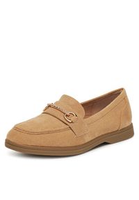 DeeZee Loafersy DS1590-2 Beżowy. Kolor: beżowy. Materiał: materiał #3