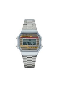 Casio Zegarek Vintage A168WEHA-9AEF Srebrny. Kolor: srebrny. Styl: vintage