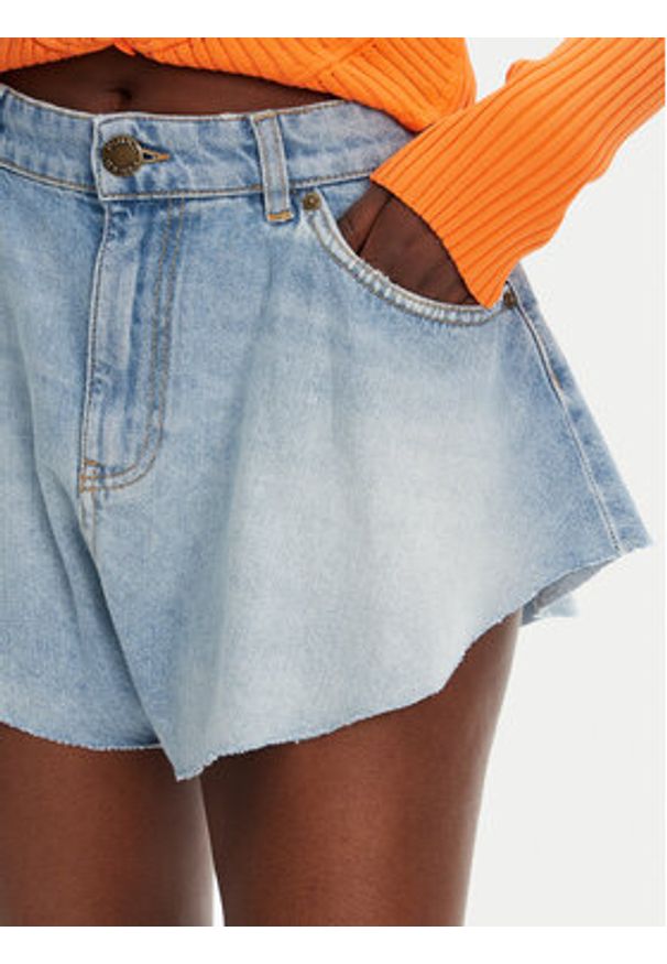 Pinko - PINKO Szorty jeansowe Calma 100395 A2OC Niebieski Relaxed Fit. Kolor: niebieski. Materiał: bawełna