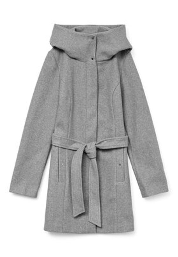 Vero Moda Płaszcz przejściowy Popliva 10310779 Szary Regular Fit. Kolor: szary. Materiał: syntetyk