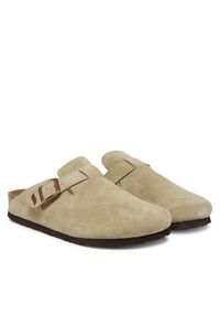 skechers - Skechers Klapki Arch Fit Granola-Happy Friday 158830/TPE Beżowy. Kolor: beżowy. Materiał: skóra, zamsz