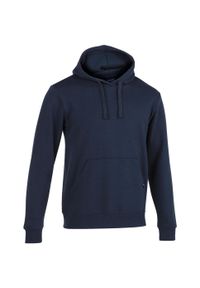 Joma - Bluza dresowa sportowa męska Montana Hoodie. Kolor: niebieski. Materiał: bawełna, poliester