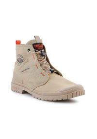 Buty do chodzenia unisex Palladium Sp20 Travel Hi Desert. Kolor: beżowy. Materiał: tkanina. Szerokość cholewki: normalna. Sport: turystyka piesza