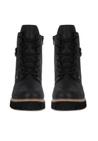 Rieker Trzewiki Z5723-00 Czarny. Kolor: czarny. Materiał: materiał #4