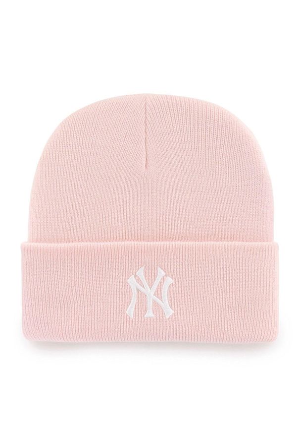 Czapka zimowa turystyczna uniseks 47 Brand New York Yankees. Kolor: różowy. Sezon: zima