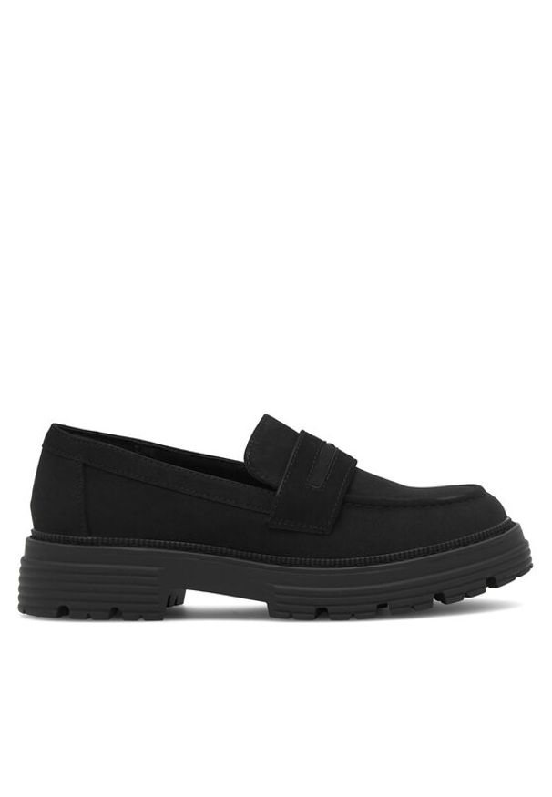 Jenny - JENNY Loafersy MOLLIE WS6211-07 Czarny. Kolor: czarny. Materiał: syntetyk, materiał