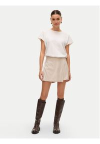 Vero Moda Spódnico-szorty Melina 10332054 Beżowy Loose Fit. Kolor: beżowy. Materiał: syntetyk #7
