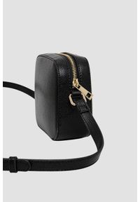 Valentino by Mario Valentino - VALENTINO Czarna torebka ze złotymi okuciami Divina Camera Bag. Kolor: czarny. Styl: elegancki, casual, wizytowy #4